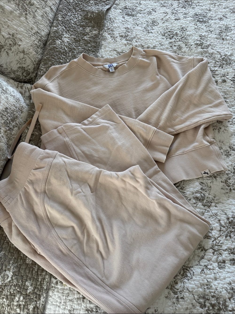 JoyLab Neutral Beige Track Joggers